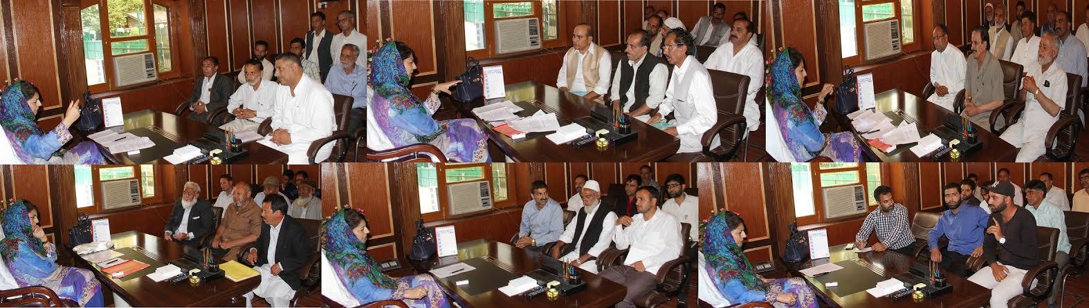 Several deputations call on CM during public hearing